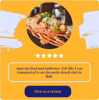AI-generated square template for lobstersandsoups.com