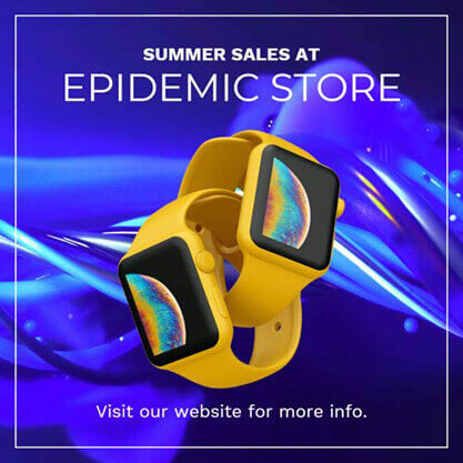 product sales template showing watch sales