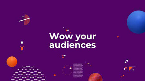 geometrical slideshow template