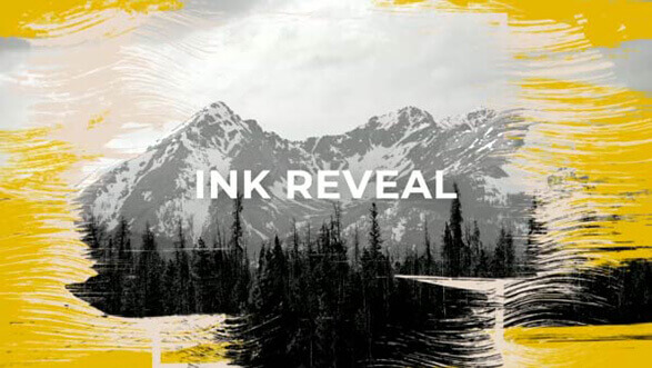 ink reveal slideshow template