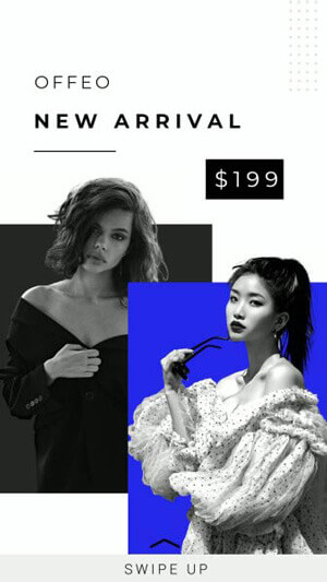social media post template for new arrival